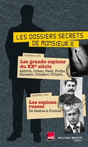 COFFRET LES GRANDS ESPIONS DU XXE SIECLE ET LES ESPIONS RUSSES.