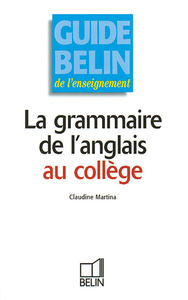 La grammaire de l'anglais au collège