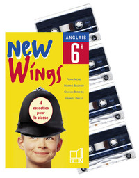 New wings Anglais 6e, Coffret 4 K7 classe