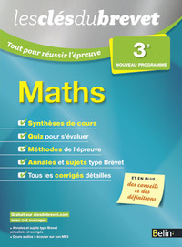 cles du brevet reussir examen maths 3e-2015