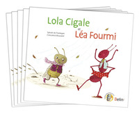 Je lis et j'écris avec Tyl et ses amis CP, Pack de 5 albums Lola cigale et Léa fourmi, Ed. 2016