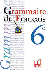 Grammaire du français 6e, Livre de l'élève