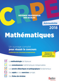 CRPE Admissibilité Mathématiques