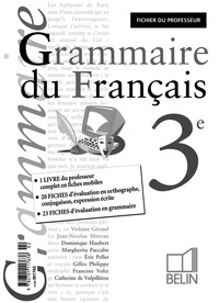 Grammaire du français 3e, Livre du professeur