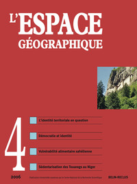 L'Espace Géographique -  N°4