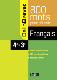 belin brevet  francais 4e-3e 800 mots