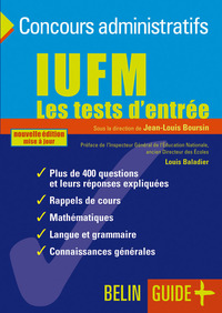 IUFM, LES TESTS D'ENTREE