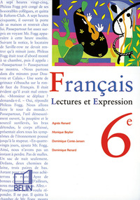Lecture et expression Français  6e, Livre de l'élève