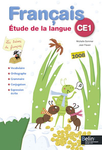 Français livre de lecture CE1, Etude de la langue livre élève