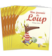 Je lis et j'écris avec Tyl et ses amis CP, Pack de 5 albums Une journée de loup, Ed. 2016