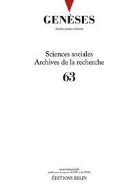 Genèses n°63