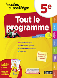 Tout le programme 5e