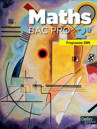 Mathématiques 2de Bac Pro, Livre de l'élève -Grand format