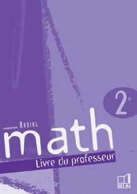 Mathématiques - Symbole 2de, Livre du professeur