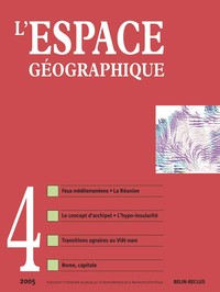 L'Espace Géographique -  N°4