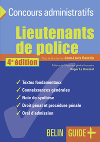 LIEUTENANTS DE POLICE - 4EME EDITION