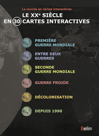 Cartes Interactives Le XXe siècle en 30 cartes - CD rom