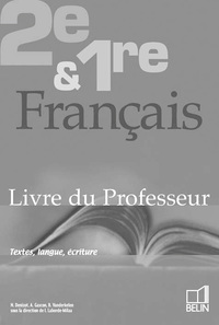 Français - 2nde et 1ère