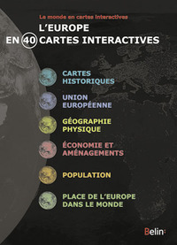 Cartes Interactives L'Europe en 40 cartes - CD rom