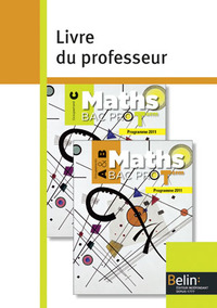 MATHS BAC PRO TERM - GROUPEMENTS A, B & C - LIVRE DU PROFESSEUR