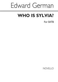GERMAN WHO IS SYLVIA? SATB