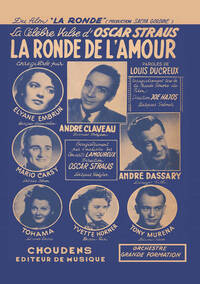 OSCAR STRAUS: LA RONDE DE L AMOUR (SCORE/PARTS)