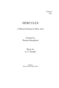 G. F. HANDEL: HERCULES (ED. PETER JONES) (PARTS)