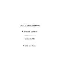 C. SCHAFER :  CANZONETTA - VIOLON ET PIANO