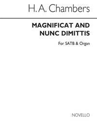 H.A. CHAMBERS: MAGNIFICAT AND NUNC DIMITTIS IN G SATB/ORGAN CHANT