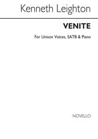 KENNETH LEIGHTON: VENITE (UNISON/SATB/ORGAN) (NCM 5) CHANT