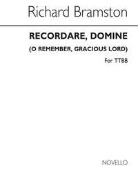 BRAMSTON R RECORDARE, DOMINE (O REMEMBER, GRACIOUS LORD) TTBB