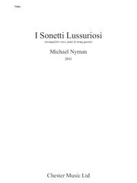 MICHAEL NYMAN: I SONETTI LUSSURIOSI (PARTS)