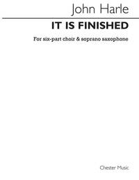 JOHN HARLE: IT IS FINISHED (SAXOPHONE PART)