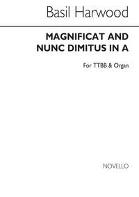 BASIL HARWOOD: MAGNIFICAT AND NUNC DIMITIS IN A (MEN'S VOICES)