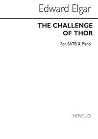 EDWARD ELGAR: THE CHALLENGE OF THOR (SATB) CHANT