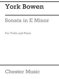YORK BOWEN: SONATA IN E MINOR OP.112