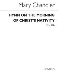 MARY CHANDLER: HYMN ON THE MORNING OF CHRIST'S NATIVITY