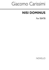 GIACOMO CARISSIMI: NISI DOMINUS (SSATB) CHANT