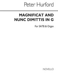 HURFORD: MAGNIFICAT AND NUNC DIMITTIS IN G FOR SATB CHORUS (PCB1399) CHANT