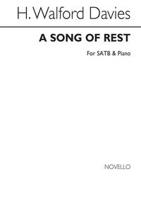WALFORD-DAVIES A SONG OF REST SATB/PIANO CHANT