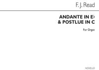 FREDERICK JOHN READ: ANDANTE IN E FLAT AND POSTLUDE IN C ORGAN