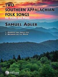 TWO SOUTHERN APPALACHIAN FOLK SONGS VIOLON-LIVRE +PARTITION