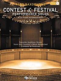 CONTEST AND FESTIVAL PERFORMANCE SOLOS SAXOPHONE +CD