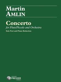 CONCERTO FOR FLUTE/PICCOLO AND ORCHESTRA FLUTE TRAVERSIERE-LIVRE +PARTITION