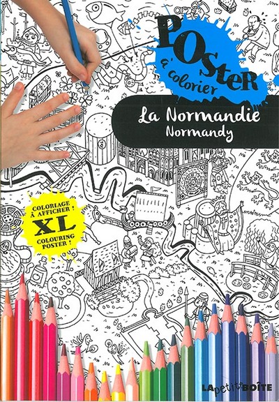 LA NORMANDIE POSTER COLORIAGE LA NORMANDIE POSTER COLORIAGE