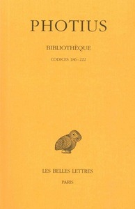 BIBLIOTHEQUE. TOME III : CODICES 186-222