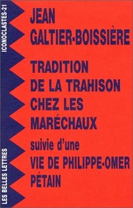 TRADITION DE LA TRAHISON CHEZ LES MARECHAUX