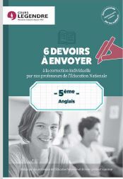  5ème Anglais 6 devoirs à envoyer