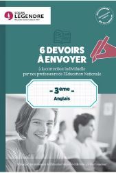 3ème Anglais 6 devoirs à envoyer