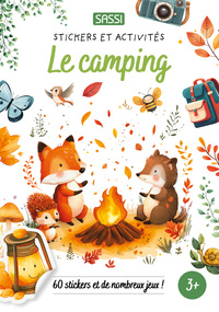 Livres d'activités. Le camping